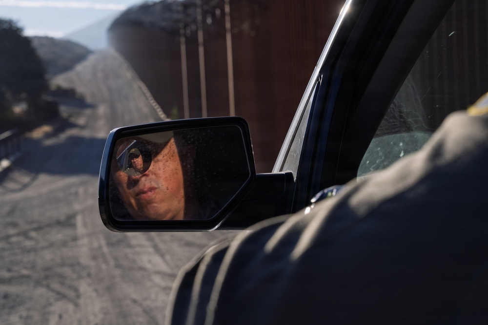 Border Patrol Agent Works the Campo Area of Responsibility