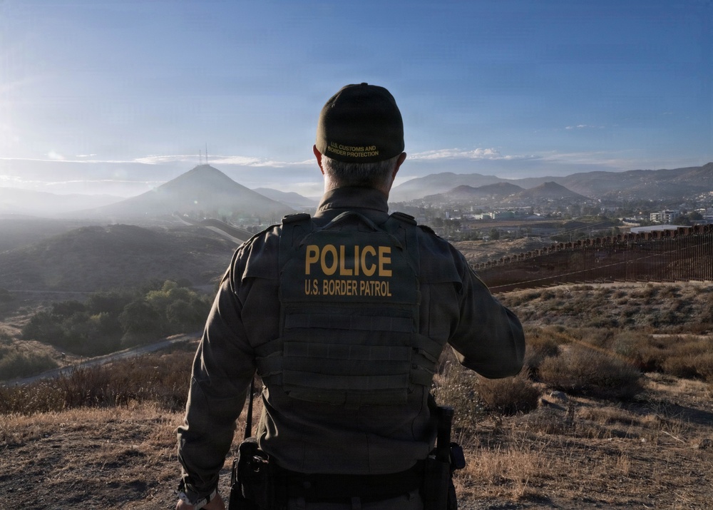 Border Patrol Agent Works the Campo Area of Responsibility
