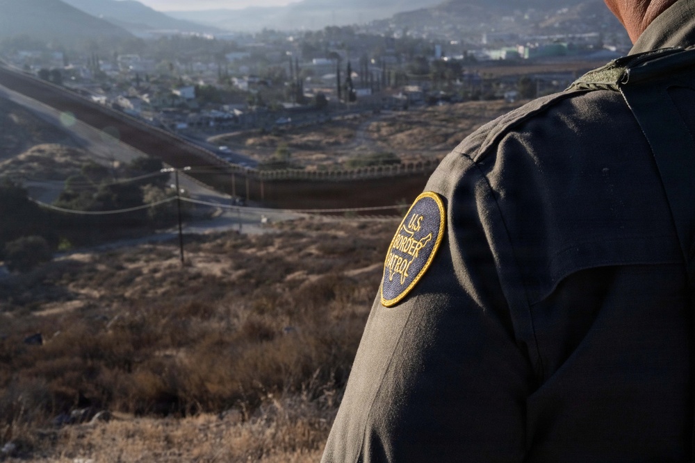 Border Patrol Agent Works the Campo Area of Responsibility