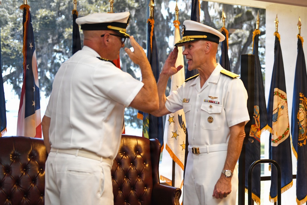 Hill Relieves Hewitt as Commander, Navy Region Southeast