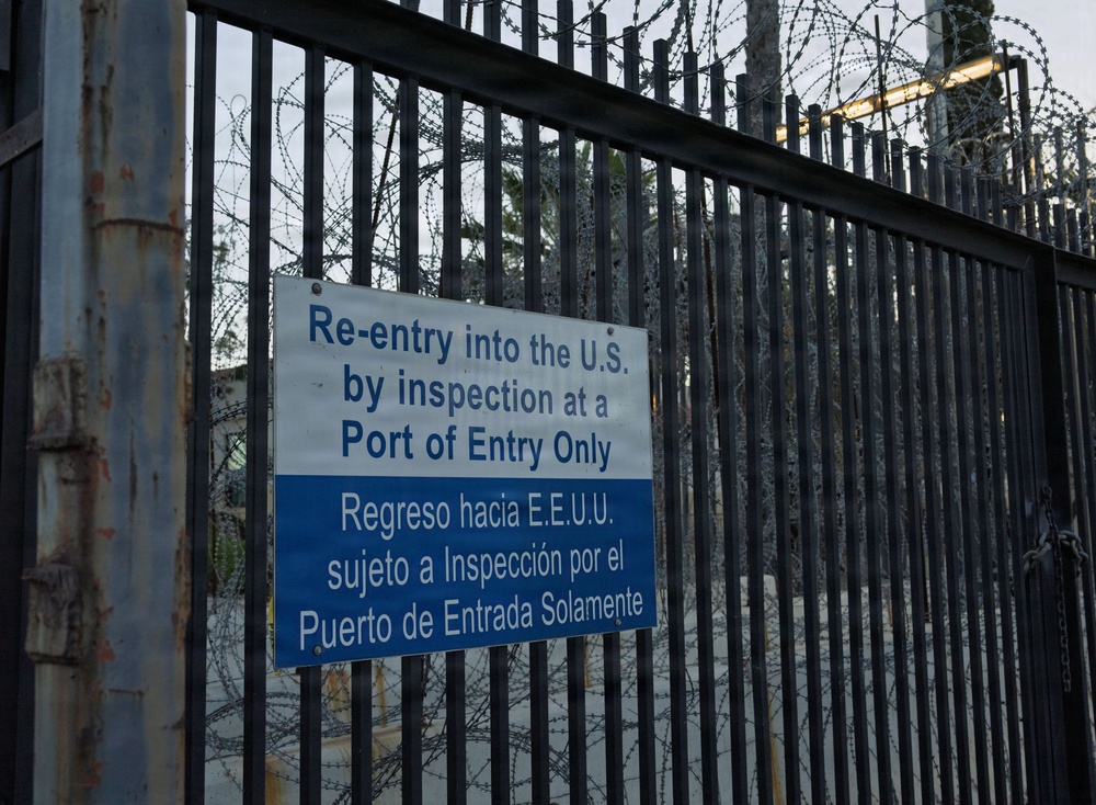 Border Patrol Agent Works the Campo Area of Responsibility