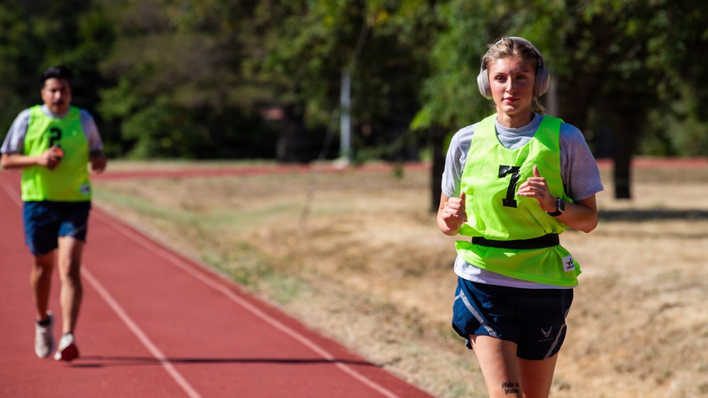 Travis Airmen complete fitness assessments under evolving Air Force fitness program