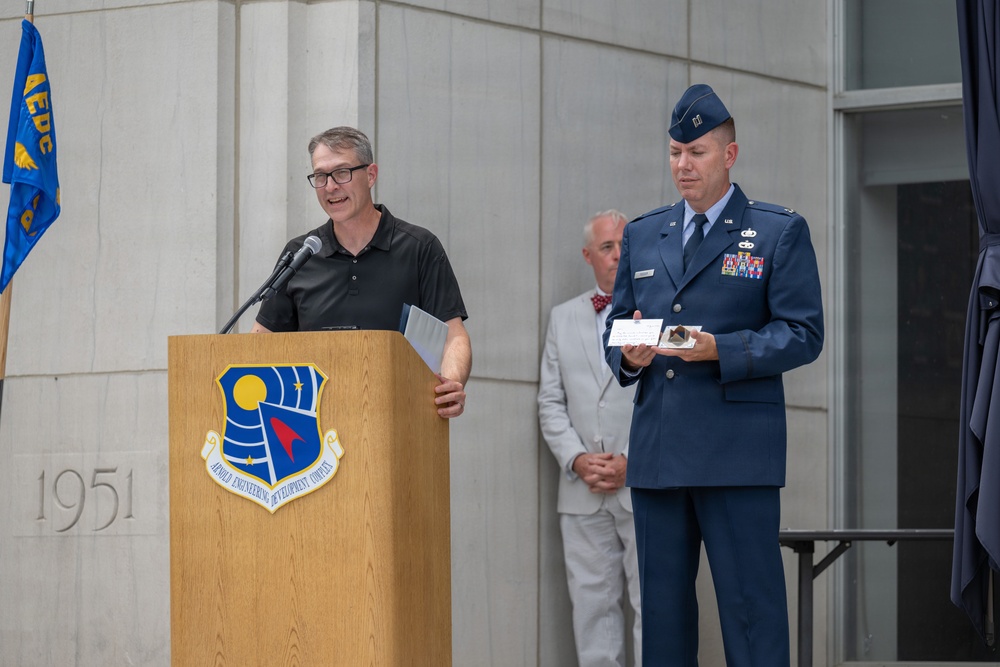 AEDC unveils time capsule during 75th anniversary open house