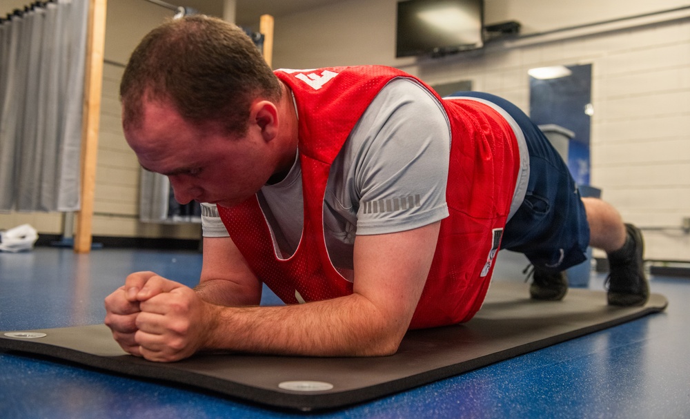 Travis Airmen complete fitness assessments under evolving Air Force fitness program