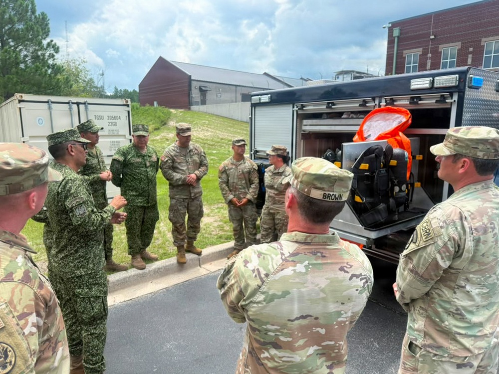 The South Carolina Emergency Management Division hosted Colombian Navy