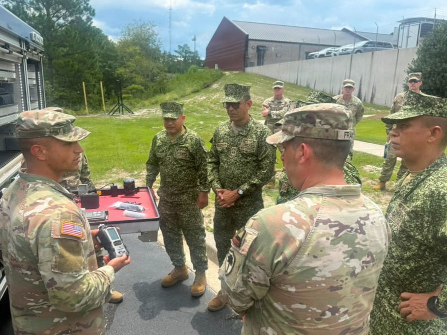 The South Carolina Emergency Management Division hosted Colombian Navy