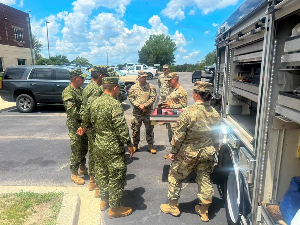 The South Carolina Emergency Management Division hosted Colombian Navy