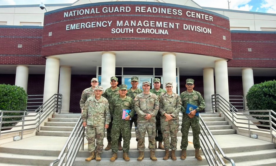 The South Carolina Emergency Management Division hosted Colombian Navy