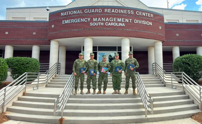 The South Carolina Emergency Management Division hosted Colombian Navy