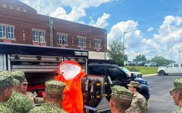 The South Carolina Emergency Management Division hosted Colombian Navy