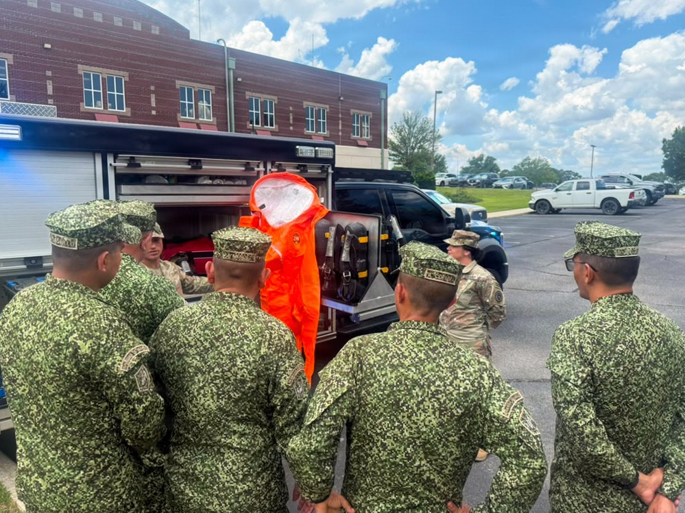 The South Carolina Emergency Management Division hosted Colombian Navy