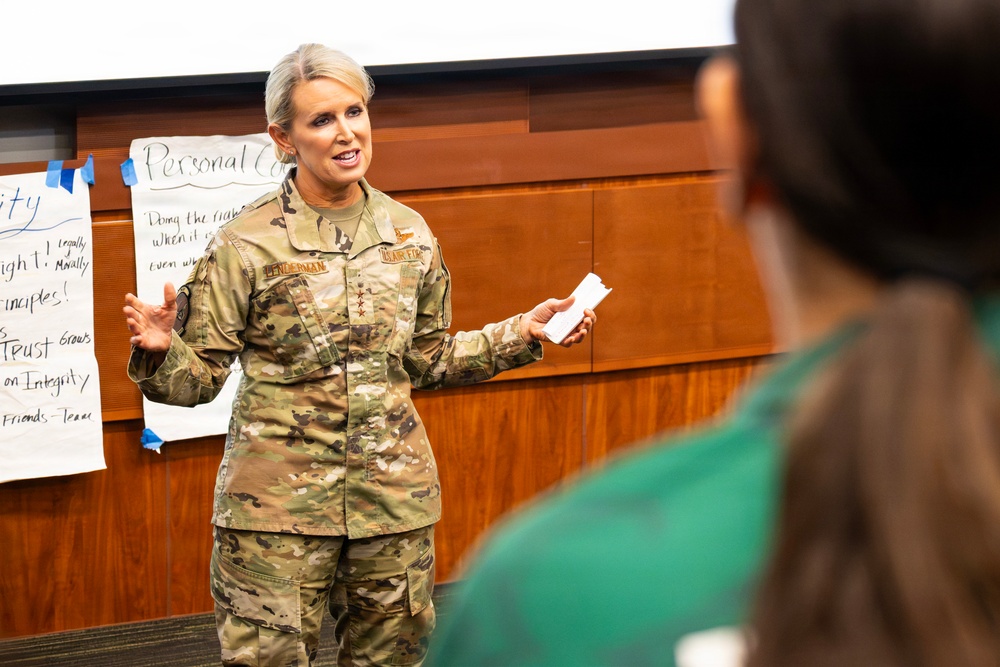 Pacific Air Forces and 94th Army Air and Missile Defense Command Deputy Commanders visit the Youth Impact Program