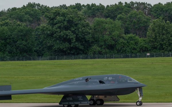 The Spirit of Ohio returns to Whiteman AFB