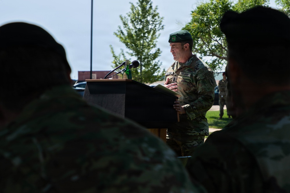 10th SFG(A) 4th Battalion Change of Responsibility