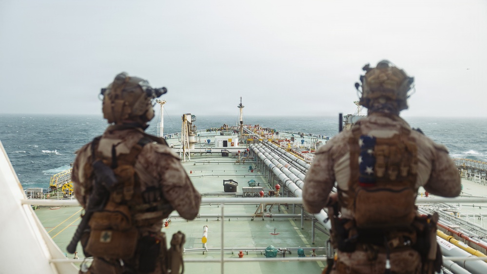 U.S. Marines from the 11th Marine Expeditionary Unit Conduct Verification Boarding