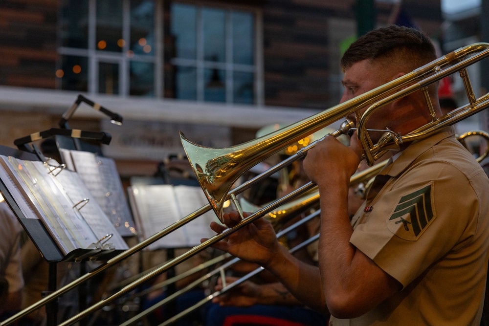 Marine Band San Diego Performs at Little Italy Concert