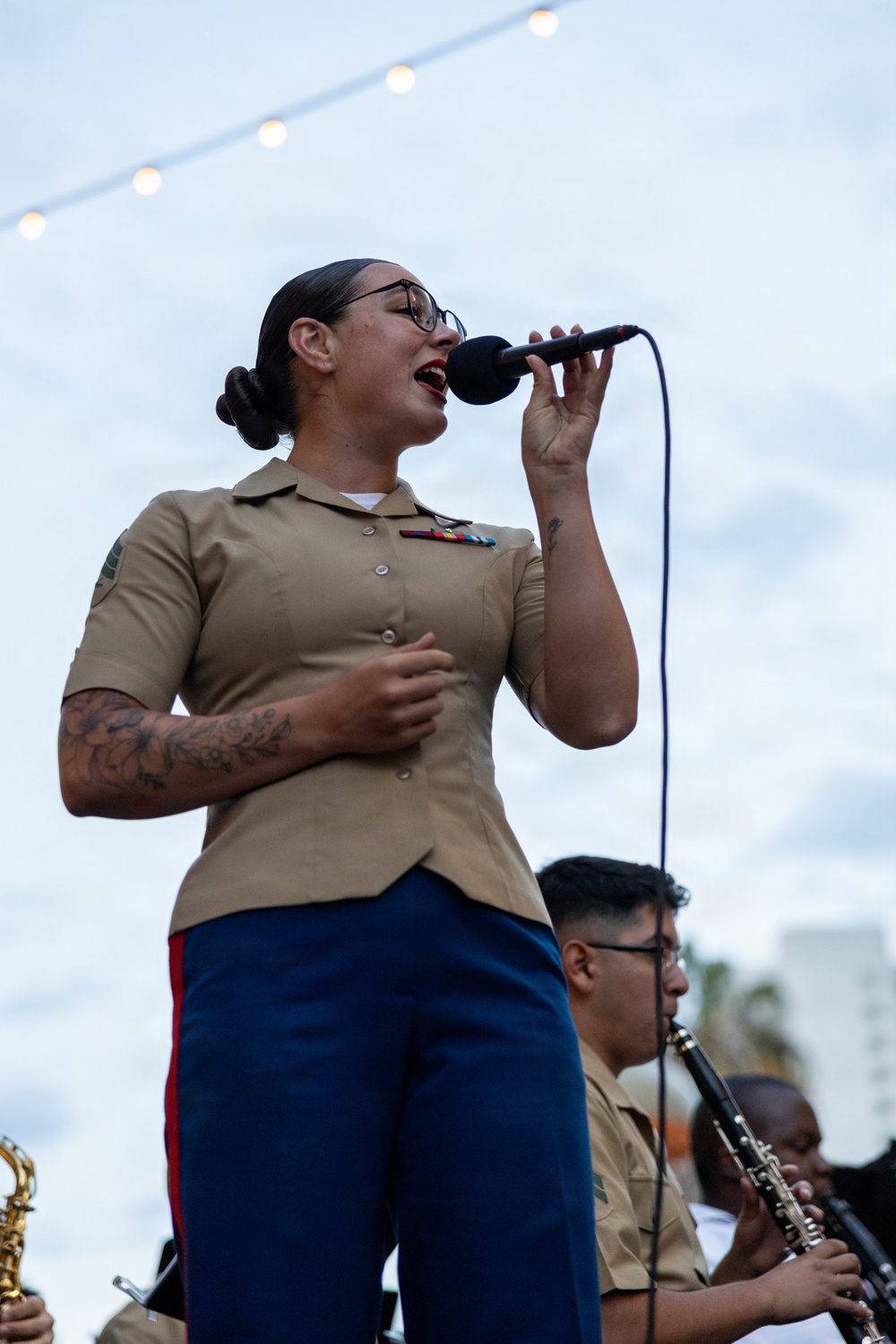 Marine Band San Diego Performs at Little Italy Concert