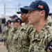 Commander of CTF 64 awards USS Bulkeley (DDG 84) Sailors
