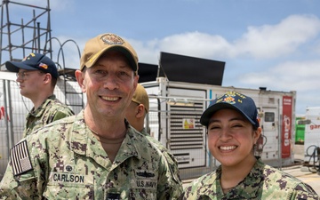 Commander of CTF 64 awards USS Bulkeley (DDG 84) Sailors