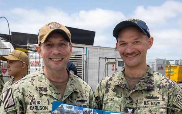 Commander of CTF 64 awards USS Bulkeley (DDG 84) Sailors