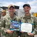 Commander of CTF 64 awards USS Bulkeley (DDG 84) Sailors