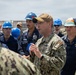 Commander of CTF 64 awards USS Bulkeley (DDG 84) Sailors