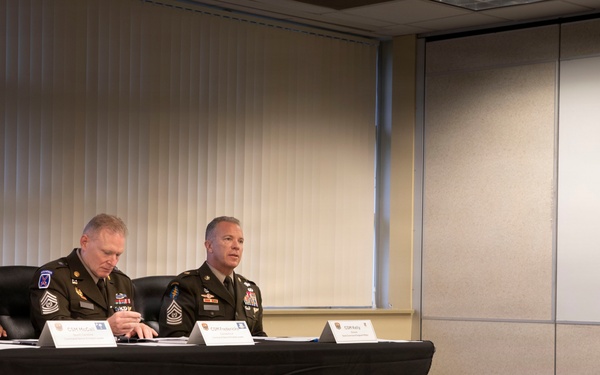 Utah Guardsman addresses the Board and runs through Air Assault Obstacle Course during National Best Warrior Competition 2026