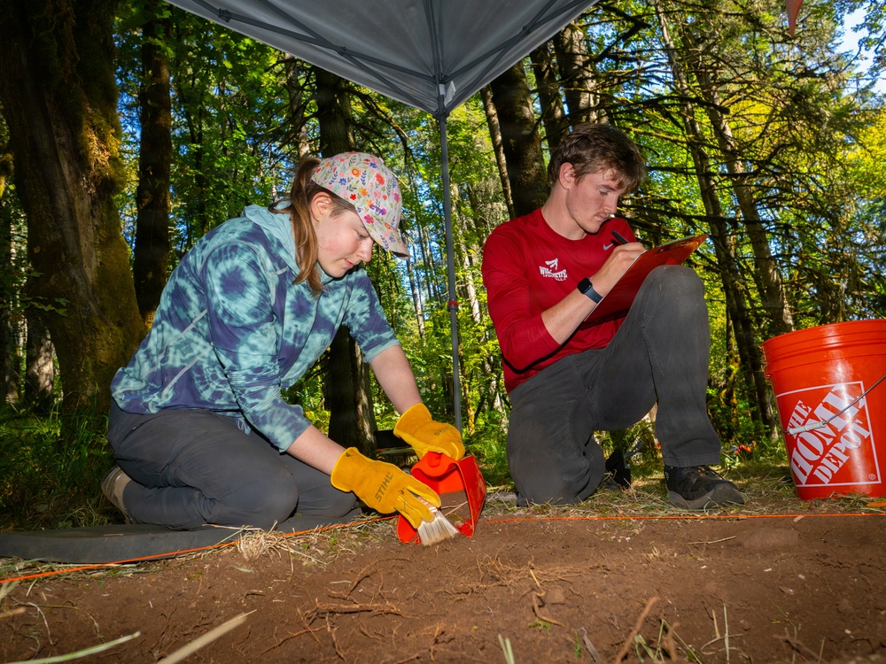 Oregon Military Department, OSU partnership turns training site into archaeology classroom