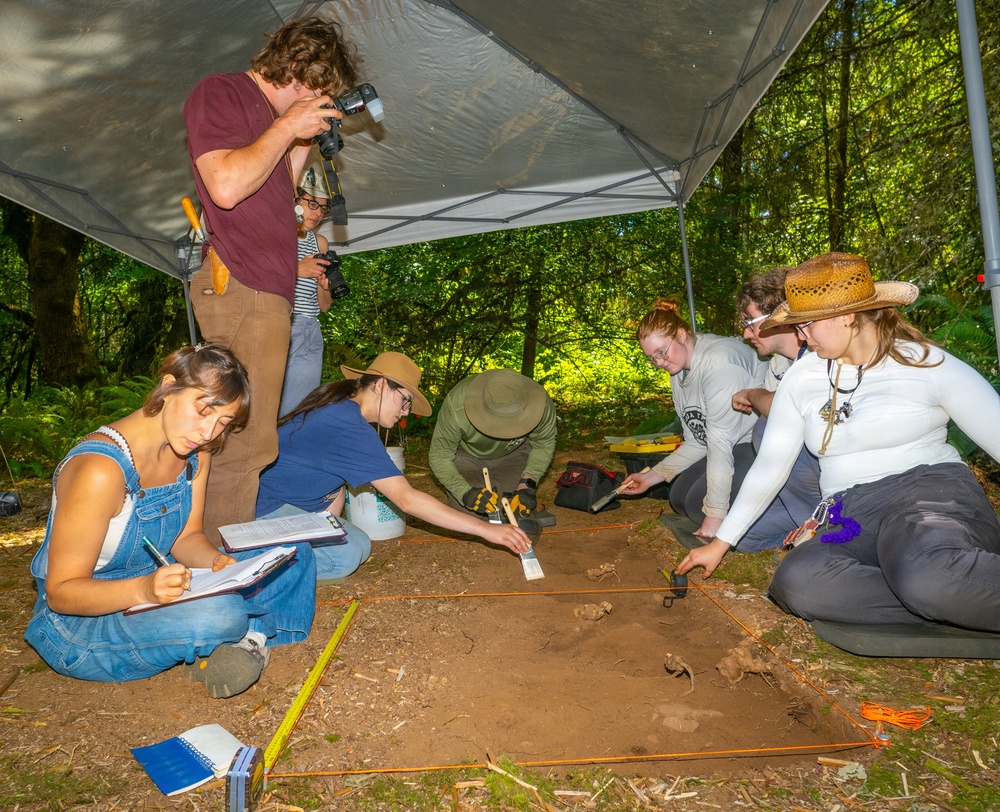 Oregon Military Department, OSU partnership turns training site into archaeology classroom