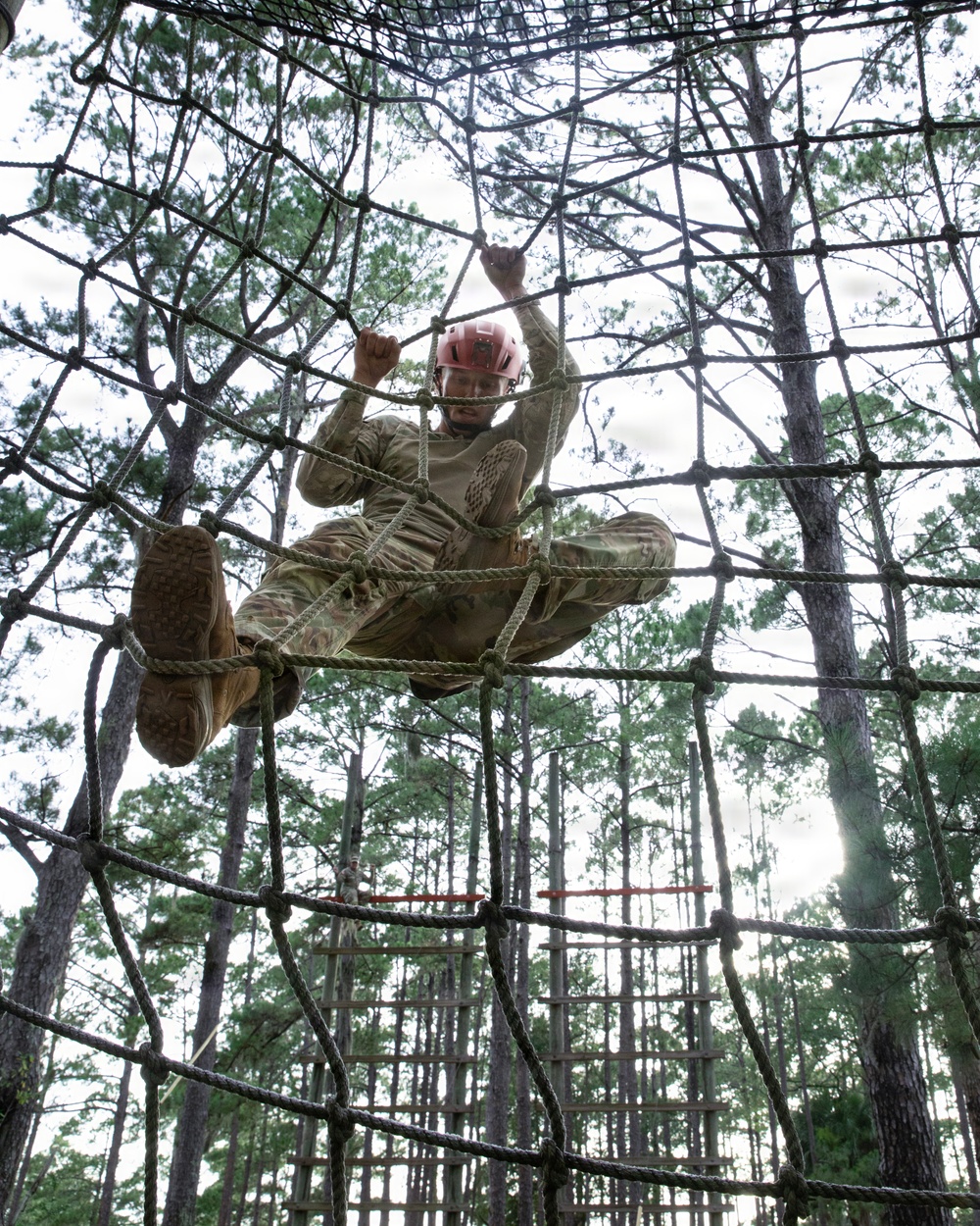 Utah Guardsman addresses the Board and runs through Air Assault Obstacle Course during National Best Warrior Competition 2026