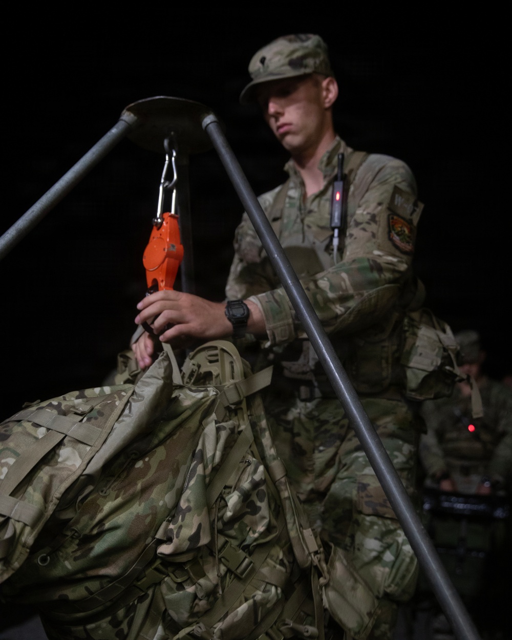 Utah Guardsman Spc. Caden Leonard during National Best Warrior Competition 2026