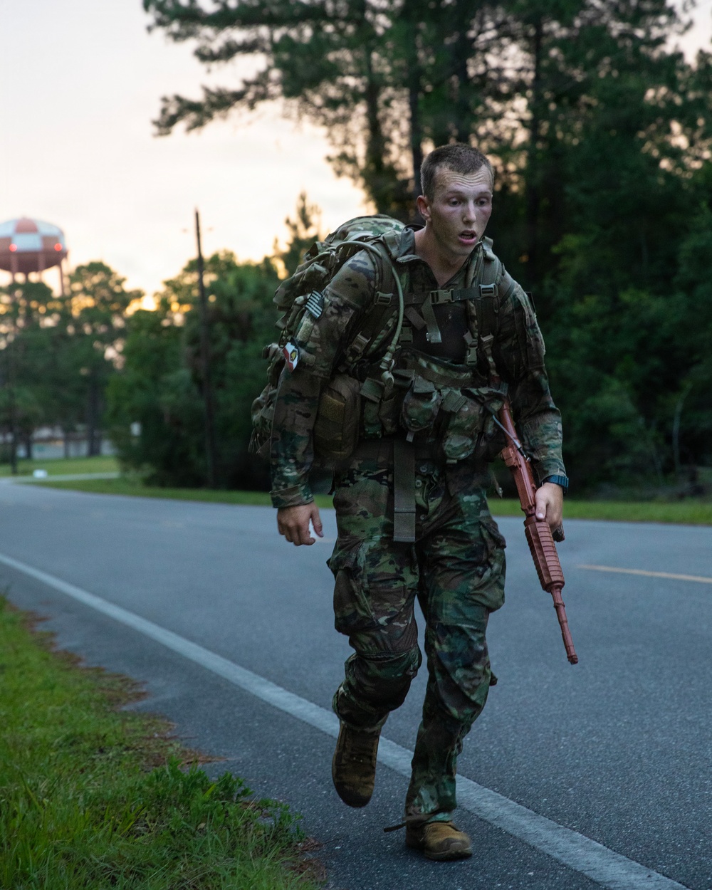 Utah Guardsman Spc. Caden Leonard during National Best Warrior Competition 2026