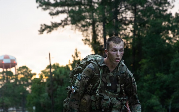 Utah Guardsman Spc. Caden Leonard during National Best Warrior Competition 2026
