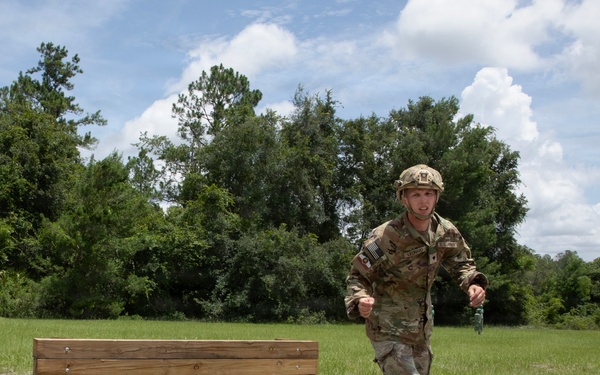 Utah Guardsman Spc. Caden Leonard during National Best Warrior Competition 2026