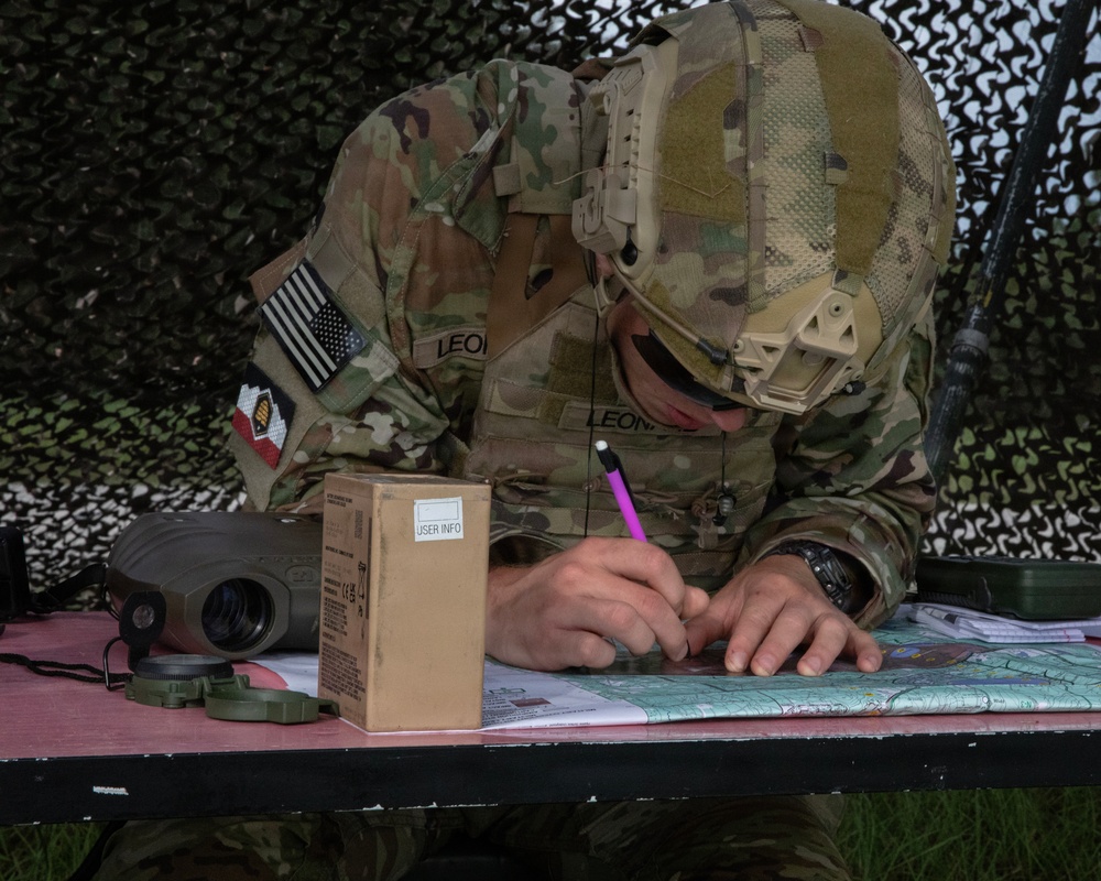 Utah Guardsman Spc. Caden Leonard during National Best Warrior Competition 2026