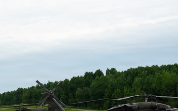 Minnesota National Guard Mobilizes Aerial Wildfire Suppression Operations at Orr Regional Airport