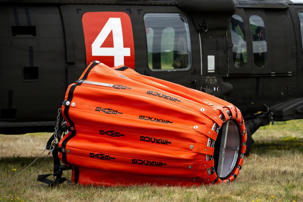 Minnesota National Guard Mobilizes Aerial Wildfire Suppression Operations at Orr Regional Airport