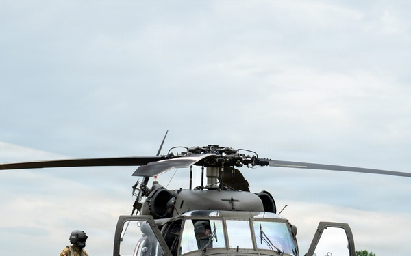 Minnesota National Guard Mobilizes Aerial Wildfire Suppression Operations at Orr Regional Airport