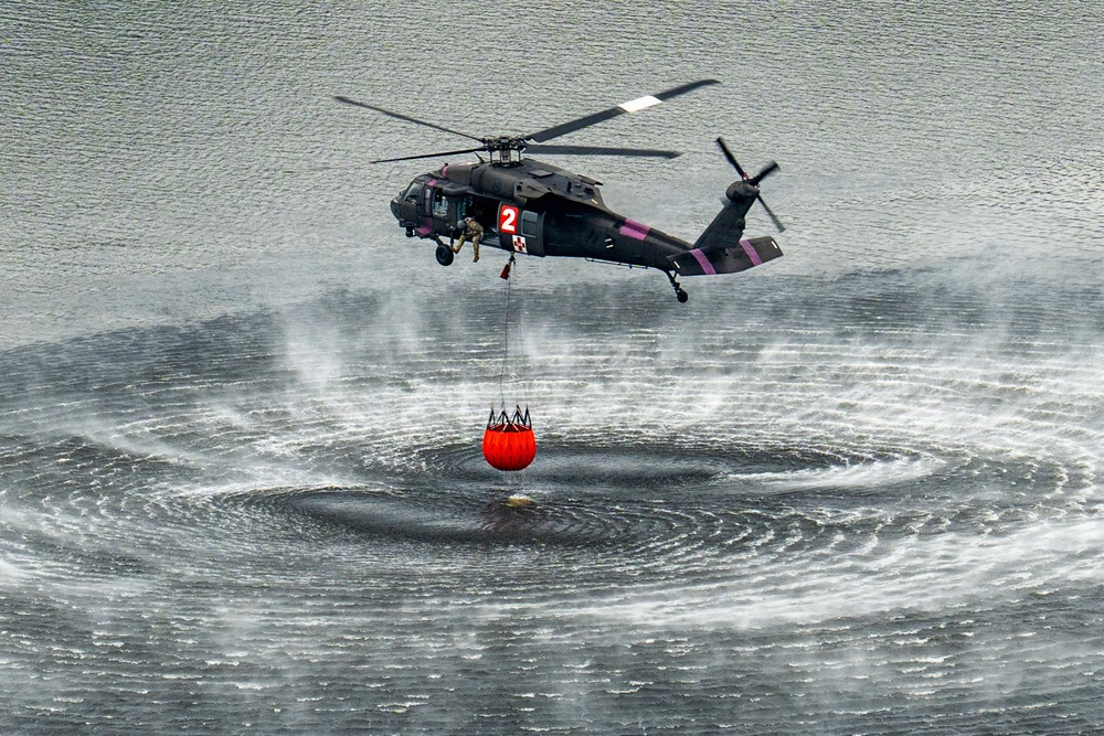 Minnesota National Guard Mobilizes Aerial Wildfire Suppression Operations at Orr Regional Airport