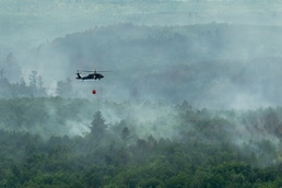 Minnesota National Guard Mobilizes Aerial Wildfire Suppression Operations at Orr Regional Airport