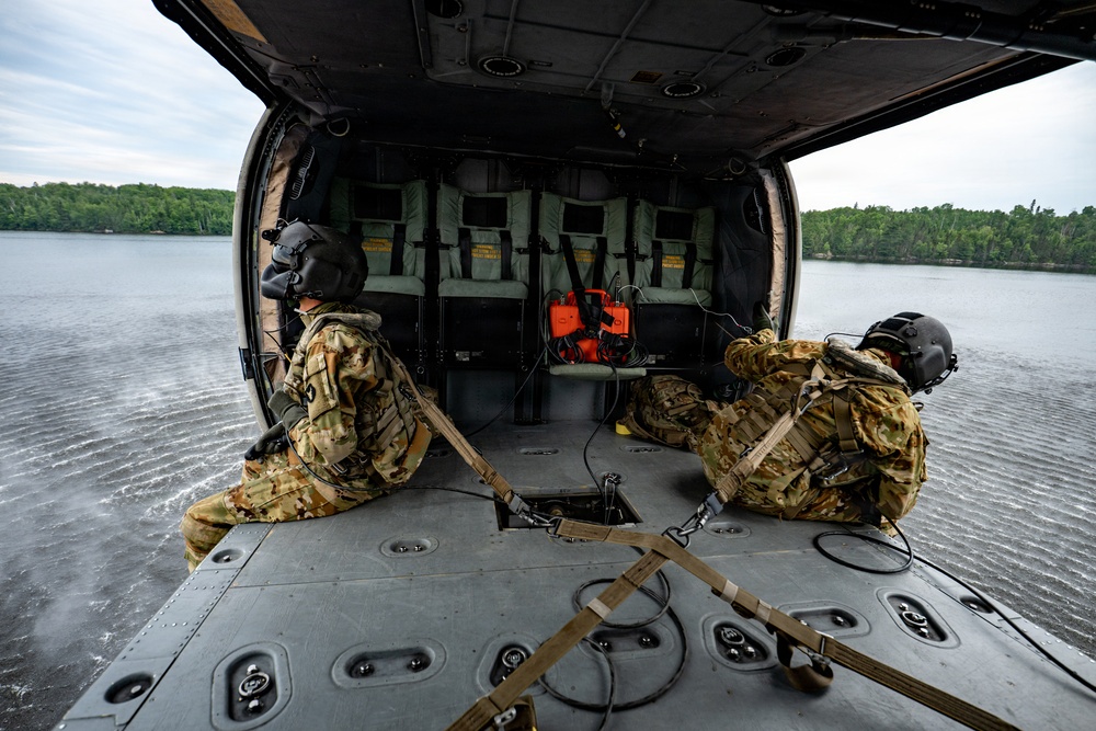 Minnesota National Guard Mobilizes Aerial Wildfire Suppression Operations at Orr Regional Airport