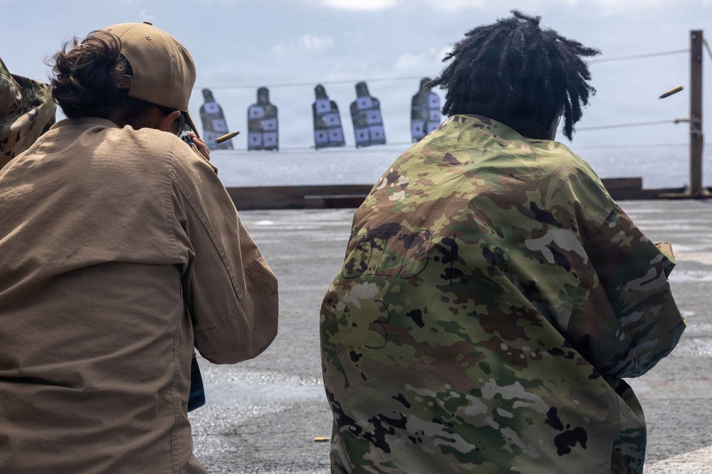 USS Rushmore Conducts Live-Fire Exercise