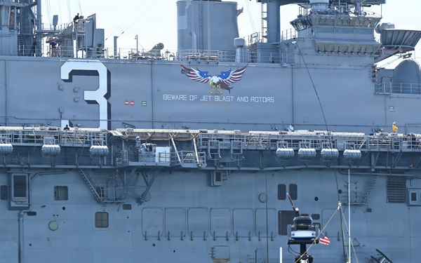 MSRON-4 Provides Waterside Security Near USS Kearsarge During International Naval Review 250