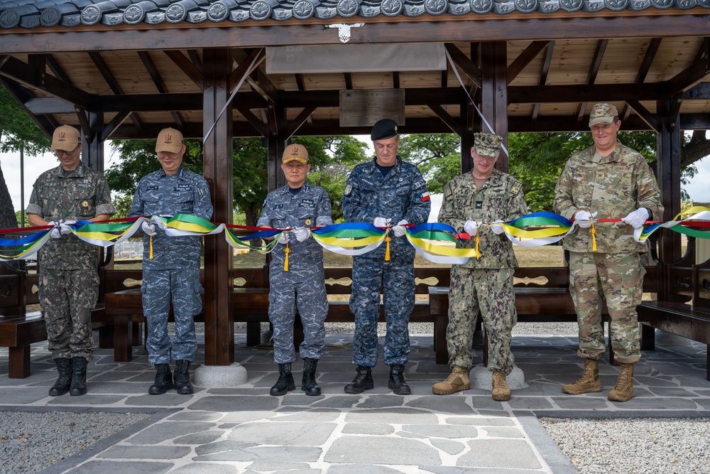 Su-Hyang-Jeong gazebo ribbon-cutting ceremony