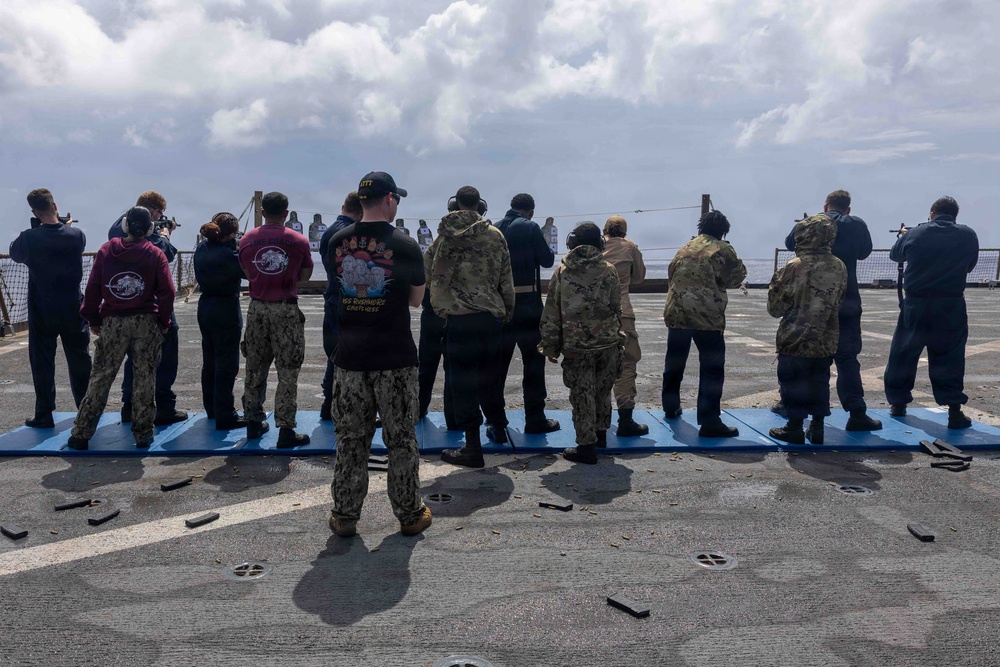 USS Rushmore Conducts Live-Fire Exercise
