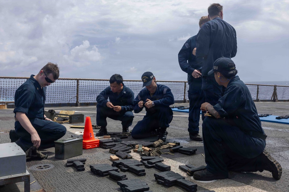 USS Rushmore Conducts Live-Fire Exercise