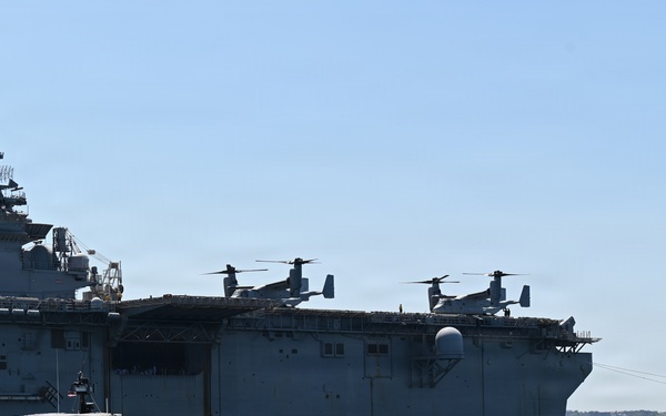 MSRON-4 Provides Waterside Security During the Vice President’s Visit to USS Kearsarge