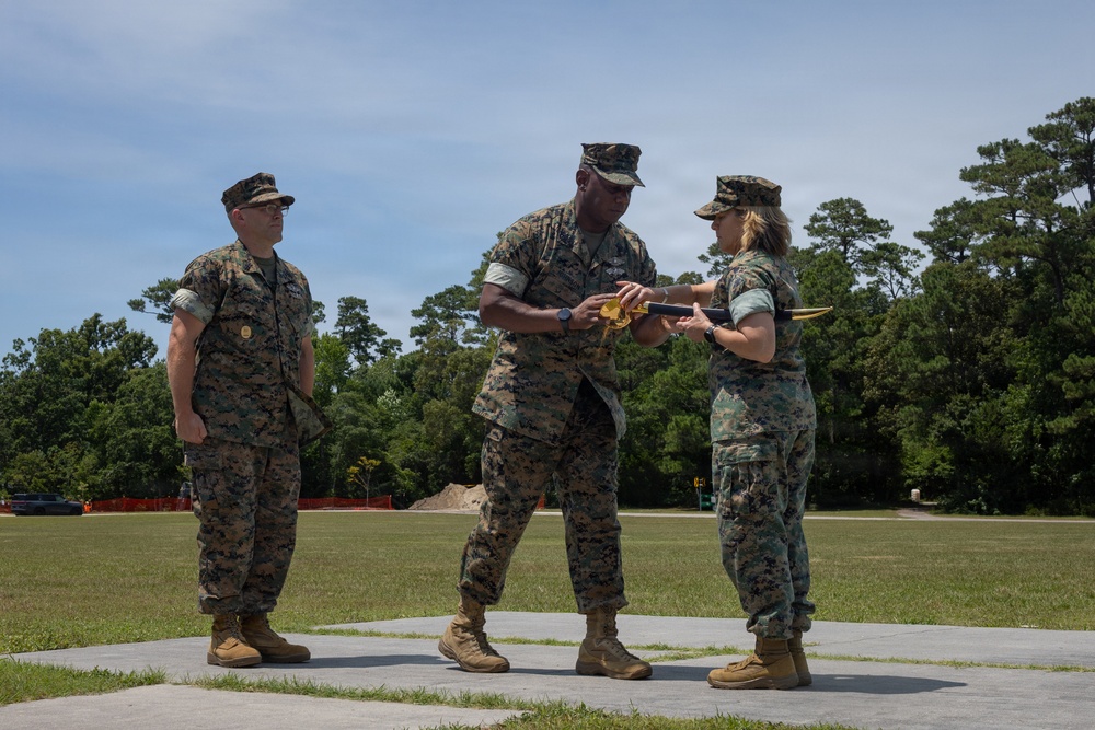 2nd MLG Command Master Chief Change of Charge Ceremony
