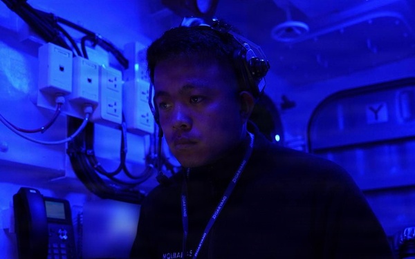 Philippine Navy ship BRP Miguel Malvar during Combined ASW Exercise