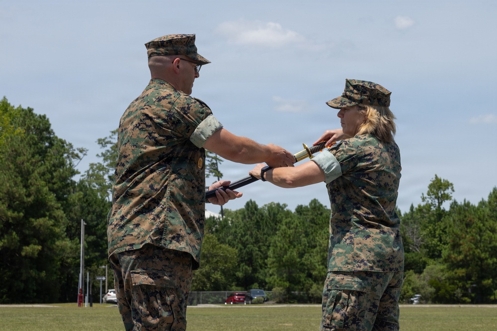 2nd MLG Command Master Chief Change of Charge Ceremony